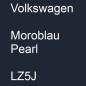 Preview: Volkswagen, Moroblau Pearl, LZ5J.